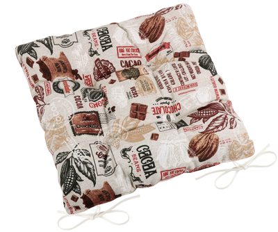Sedák EMA prošívaný Béžová,Hnědá 41/563 40x40 cm{% if product.brand.name %} – {% endif %}