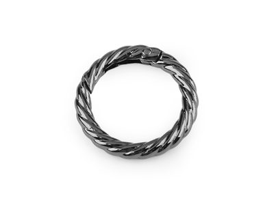 Karabina kulatá ozdobná Ø25 mm{% if variant.name %} – 2 nikl černý{% endif %}