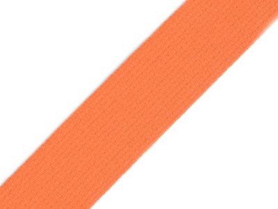 Bavlněný popruh šíře 30 mm návin 25 METRŮ{% if variant.name %} – 4302 oranžová{% endif %}
