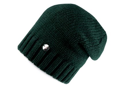 Zimní čepice unisex{% if variant.name %} – 4 zelená tmavá{% endif %}