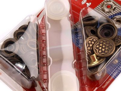 Kovové druky Ø15 mm staromosaz{% if variant.name %} – 8 staromosaz hvězdy{% endif %}