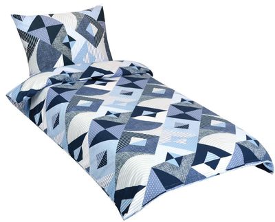 Bavlněné povlečení Modrá 90/505{% if variant.name %} – 140x220 cm, 70x90 cm{% endif %}