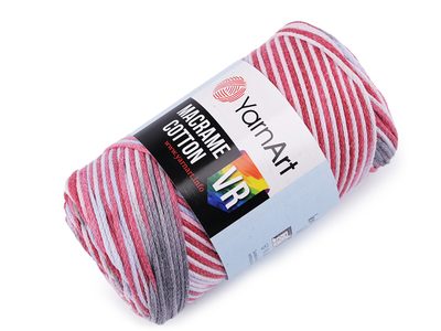 Pletací příze Macrame Cotton 250 g{% if variant.name %} – 3 (917) červená{% endif %}