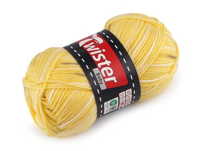 Pletací příze Baby 50 g{% if variant.name %} – 2 (098) žlutá světlá{% endif %}