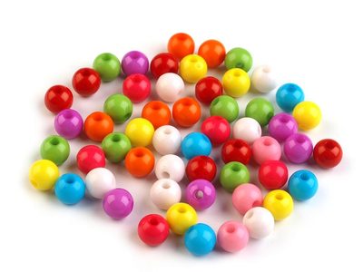 Plastové korálky Color mix Ø7 mm 20g{% if product.brand.name %} – Galanterka{% endif %}