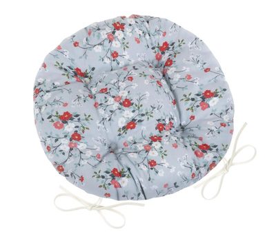 Sedák DITA kulatý prošívaný Šedá 62/402 průměr 40 cm{% if product.brand.name %} – Bellatex{% endif %}