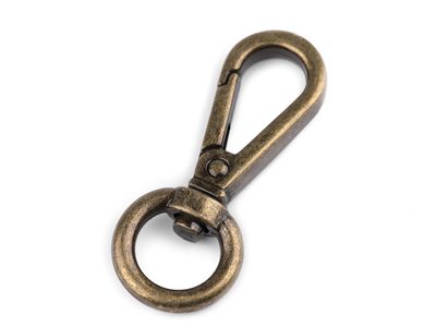 Kovová karabina průvlek 12 mm{% if variant.name %} – 4 staromosaz{% endif %}