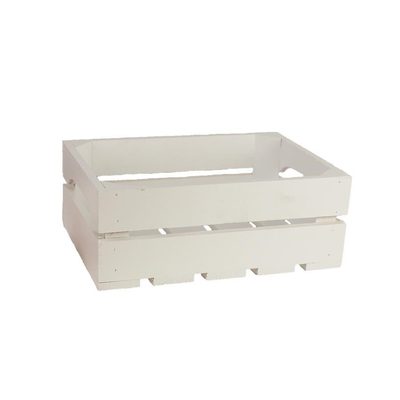Dřevěná bedýnka bílá, 097019 - 31 x 22 x 12 cm{% if product.brand.name %} – Morex{% endif %}