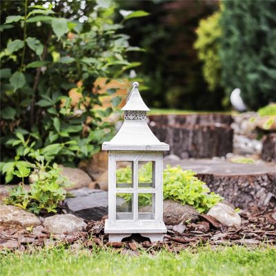 Dřevěná lucerna D2673/ Malá 39,5 cm{% if product.brand.name %} – Morex{% endif %}