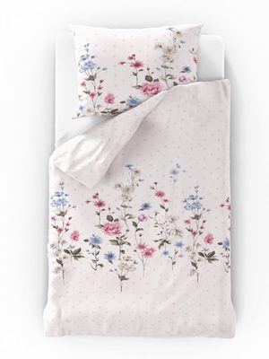 Bavlněné povlečení DELUX LOUKA růžová{% if product.brand.name %} – Kvalitex{% endif %}