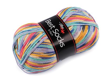 Pletací příze Best socks 150 g{% if variant.name %} – 6 (7374) multikolor{% endif %}