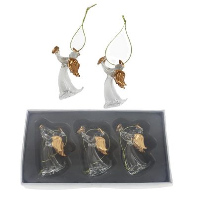 Anděl k zavěšení, 3 ks S0469 - 6,5 cm{% if product.brand.name %} – Morex{% endif %}