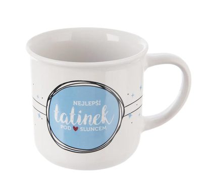 Hrnek porcelán NEJLEPŠÍ TATÍNEK 0,34 l O0583 - pr.9cm,v.8,5cm,o.340ml{% if product.brand.name %} – {% endif %}