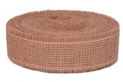 Stuha jutová režná šíře 50 mm METRÁŽ{% if product.brand.name %} – Galanterka{% endif %}