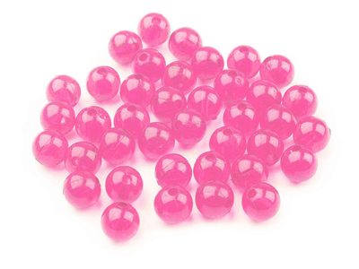 Plastové korálky Transparent Ø8 mm 20g{% if variant.name %} – 13 růžová{% endif %}
