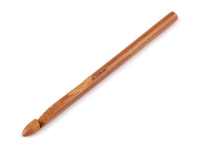 Bambusový háček na háčkování vel. 6; 7; 8; 10{% if variant.name %} – 3 (8 mm) bambus tmavý{% endif %}