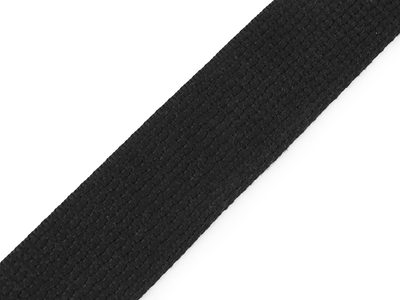 Popruh BA+PES šíře 32 mm METRÁŽ{% if variant.name %} – 10 (580) černá{% endif %}