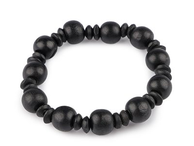 Náramek dřevěný unisex{% if variant.name %} – 2 černá{% endif %}