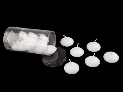 Plovoucí svíčky v plastové dóze Ø4,5 cm 15 ks - Stoklasa
