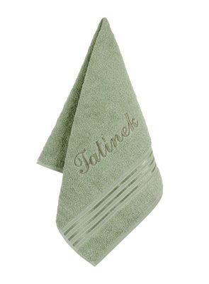 Froté ručník kolekce Linie s výšivkou Tatínek Zelená L/720 50x100 cm{% if product.brand.name %} – Bellatex{% endif %}