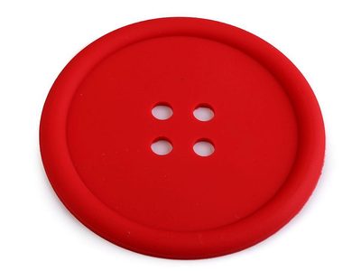 Silikonová podložka knoflík Ø9 cm{% if variant.name %} – 15 červená{% endif %}