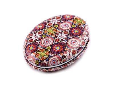 Kosmetické zrcátko mandala{% if variant.name %} – 4 červená{% endif %}