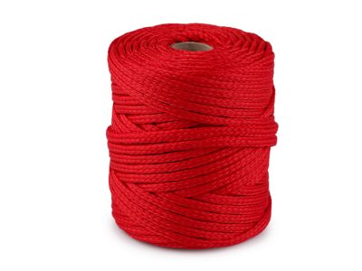 Oděvní šňůra PES Ø6 mm návin 50 metrů{% if variant.name %} – 336 červená{% endif %}