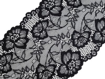 Elastická krajka / vsadka / běhoun šíře 18,5 cm METRÁŽ{% if product.brand.name %} – Stoklasa{% endif %}