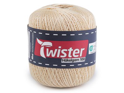 Bavlněná příze háčkovací Häkelgarn 100 g{% if variant.name %} – 2 (020) béžová světlá{% endif %}