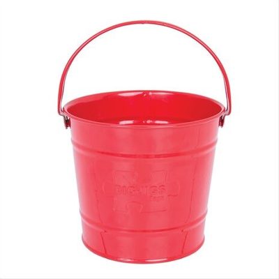 Kovový kyblíček červený{% if product.brand.name %} – BigJigs{% endif %}