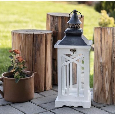 Dřevěná lucerna D4131/M 44 cm{% if product.brand.name %} – Morex{% endif %}