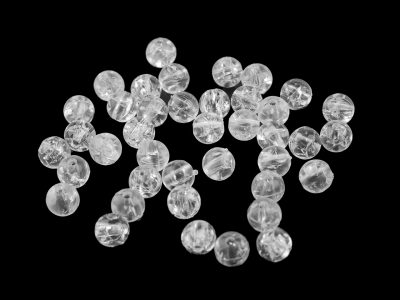 Plastové korálky kraklované Ø8 mm 30 g{% if variant.name %} – 5 (1) transparent{% endif %}
