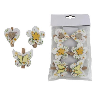 Jarní dekorační klip, 6 ks D7134{% if product.brand.name %} – Morex{% endif %}