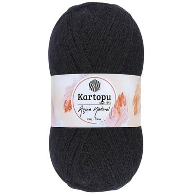 Angora Natural Kartopu 100 g Příze s vlnou{% if variant.name %} – K940 černá{% endif %}