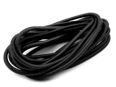 Kulatá pruženka Ø3 mm svazek 3m - 580 černá