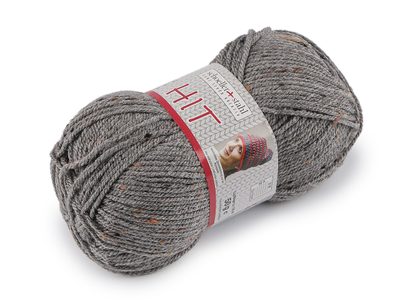 Pletací příze Hit s nopky 50 g{% if variant.name %} – 4 (249) šedá{% endif %}