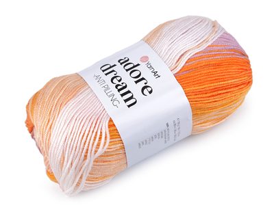 Pletací příze Adore Dream 100 g{% if variant.name %} – 3 (1053) oranžová{% endif %}