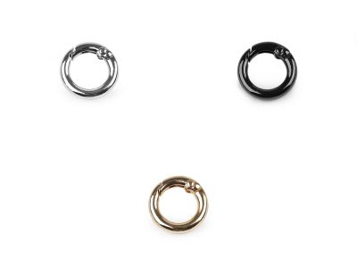 Karabina kulatá na kabelky / kroužek na klíče Ø13 mm balení 2 kusy{% if product.brand.name %} – Galanterka{% endif %}
