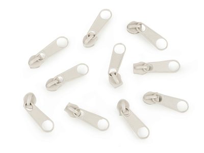 Jezdec ke spirálovým zipům 3 mm pro metráž typu POL 10 kusů{% if variant.name %} – 103/1 Vanilla Ice{% endif %}
