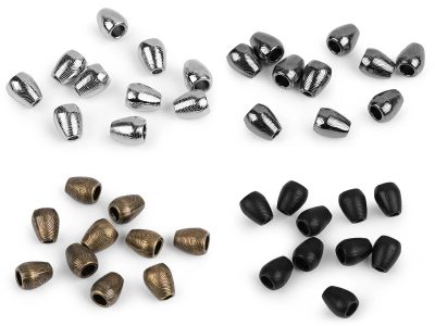 Kovová koncovka na šňůru Ø3,5 mm / ozdoba 10 kusů{% if product.brand.name %} – Galanterka{% endif %}