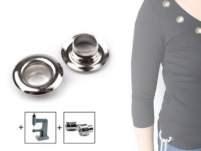 Průchodky s podložkou Ø7 mm nerezavějící 100 párů{% if product.brand.name %} – Galanterka{% endif %}