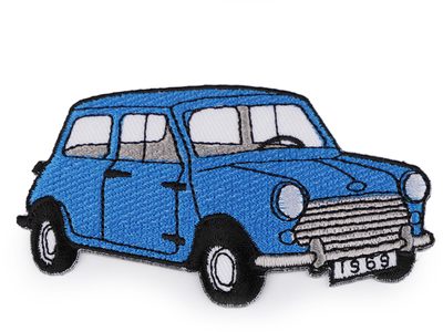 Nažehlovačka auto, traktor, loď{% if variant.name %} – 10 modrá auto{% endif %}