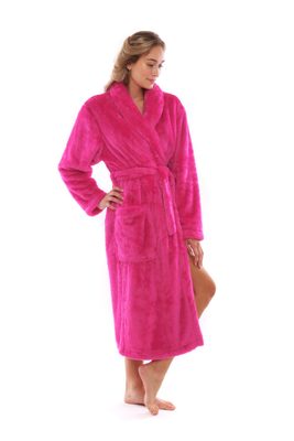 Malinový huňatý župan Lilly 21 20 3430{% if product.brand.name %} – Vestis{% endif %}