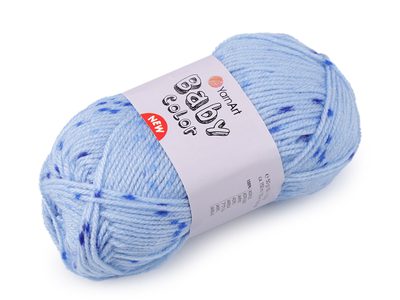 Pletací příze Baby Color 50 g{% if variant.name %} – 15 (207) modrá světlá{% endif %}