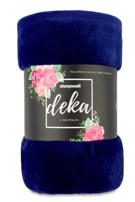 Deka MF UNI SLEEP WELL švestková 150x200 cm – fotka 2