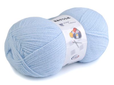 Vlnap Pletací příze Batole 100 g{% if variant.name %} – 5 (56220) modrá světlá{% endif %}