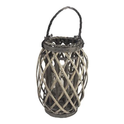 Nádoba na svíci 30cm šedá - dia 14,5/20 x 31 cm{% if product.brand.name %} – Morex{% endif %}