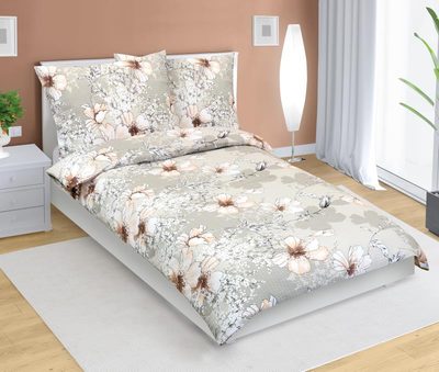 Krepové povlečení Hnědá 80/314{% if variant.name %} – 140x220 cm, 70x90 cm{% endif %}