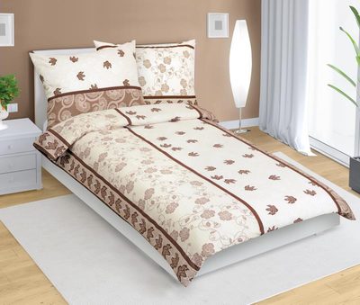 Krepové povlečení Hnědá 80/310{% if variant.name %} – 140x220 cm, 70x90 cm{% endif %}