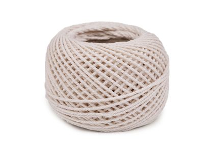 Bavlněná příze macrame / háčkovací 40 g{% if variant.name %} – 2 (17) režná světlá{% endif %}